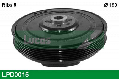 LUCAS ENGINE DRIVE lpd0015 -  Ременный шкив, коленчатый вал